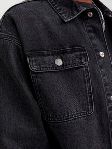 Jack & Jones Loose Fit Permatomi marškiniai -Black Denim - 12250089