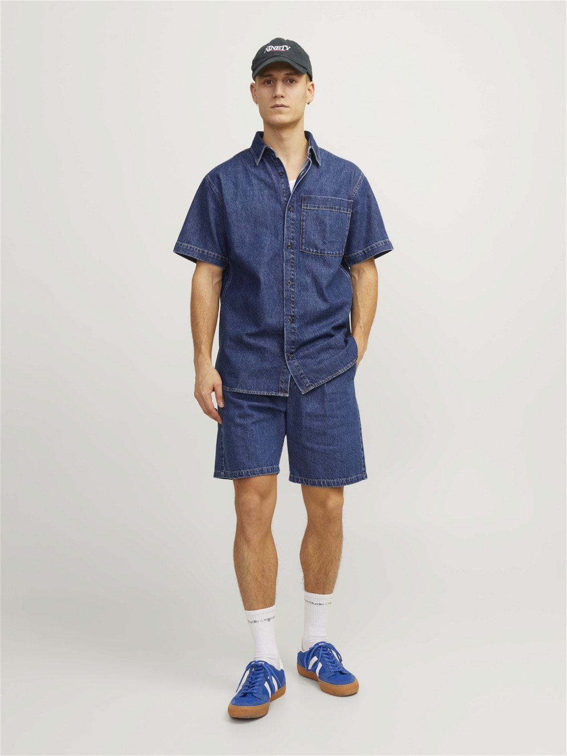 Jack & Jones Loose Fit Shorts -Blue Denim - 12250090