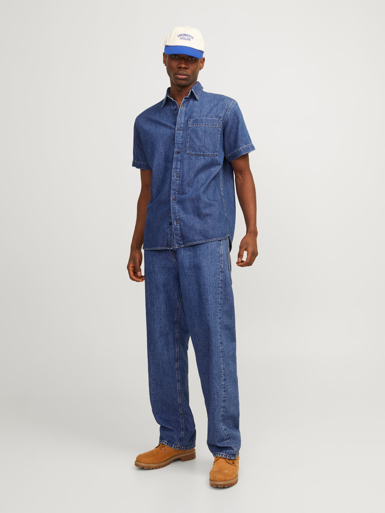 Jack & Jones Camisa de Ganga Comfort Fit -Blue Denim - 12250093