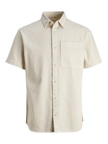 Jack & Jones Comfort Fit Denim Shirt -Ecru - 12250093