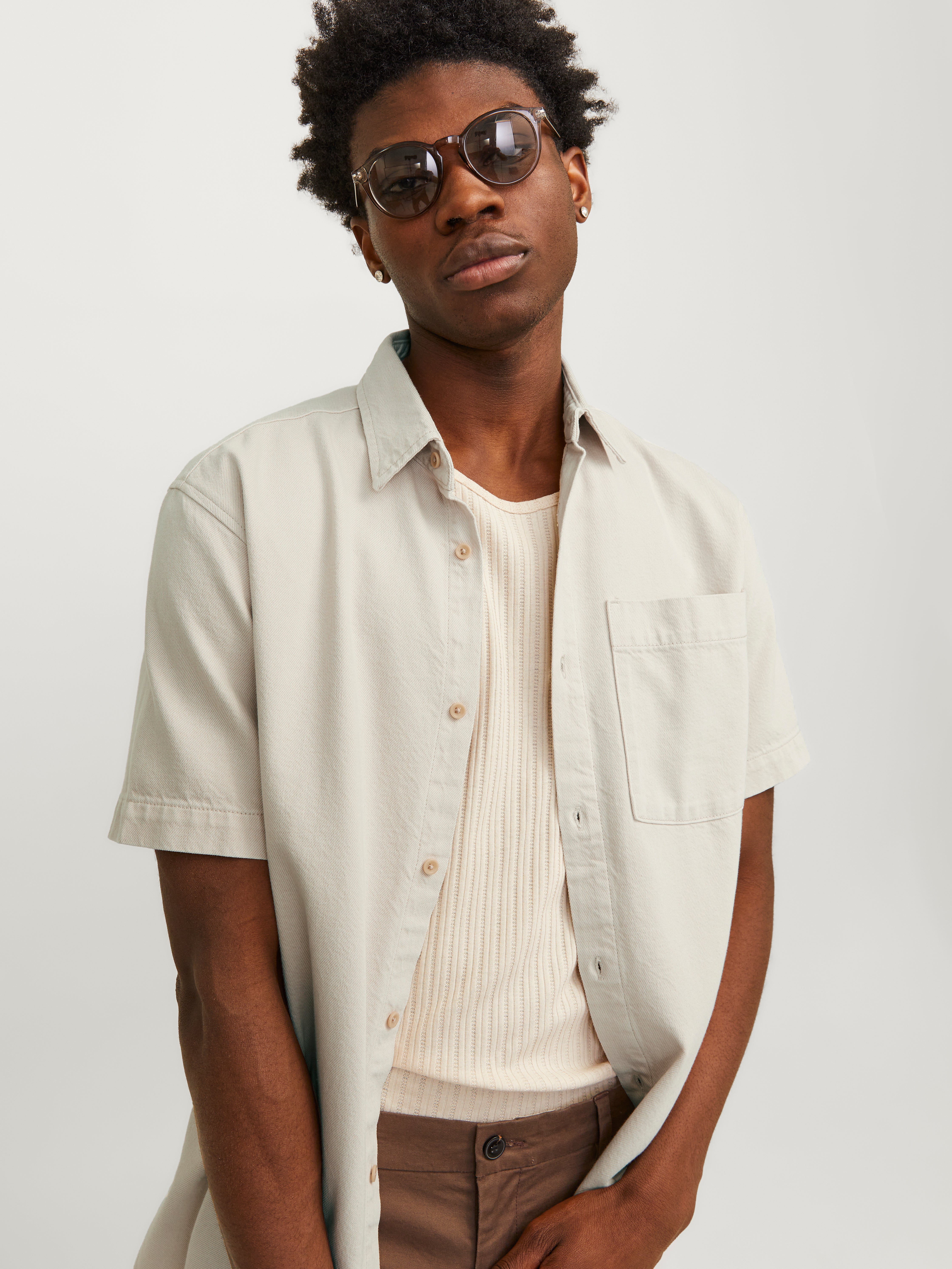 Jack & Jones Comfort Fit Denim Shirt - 12250093