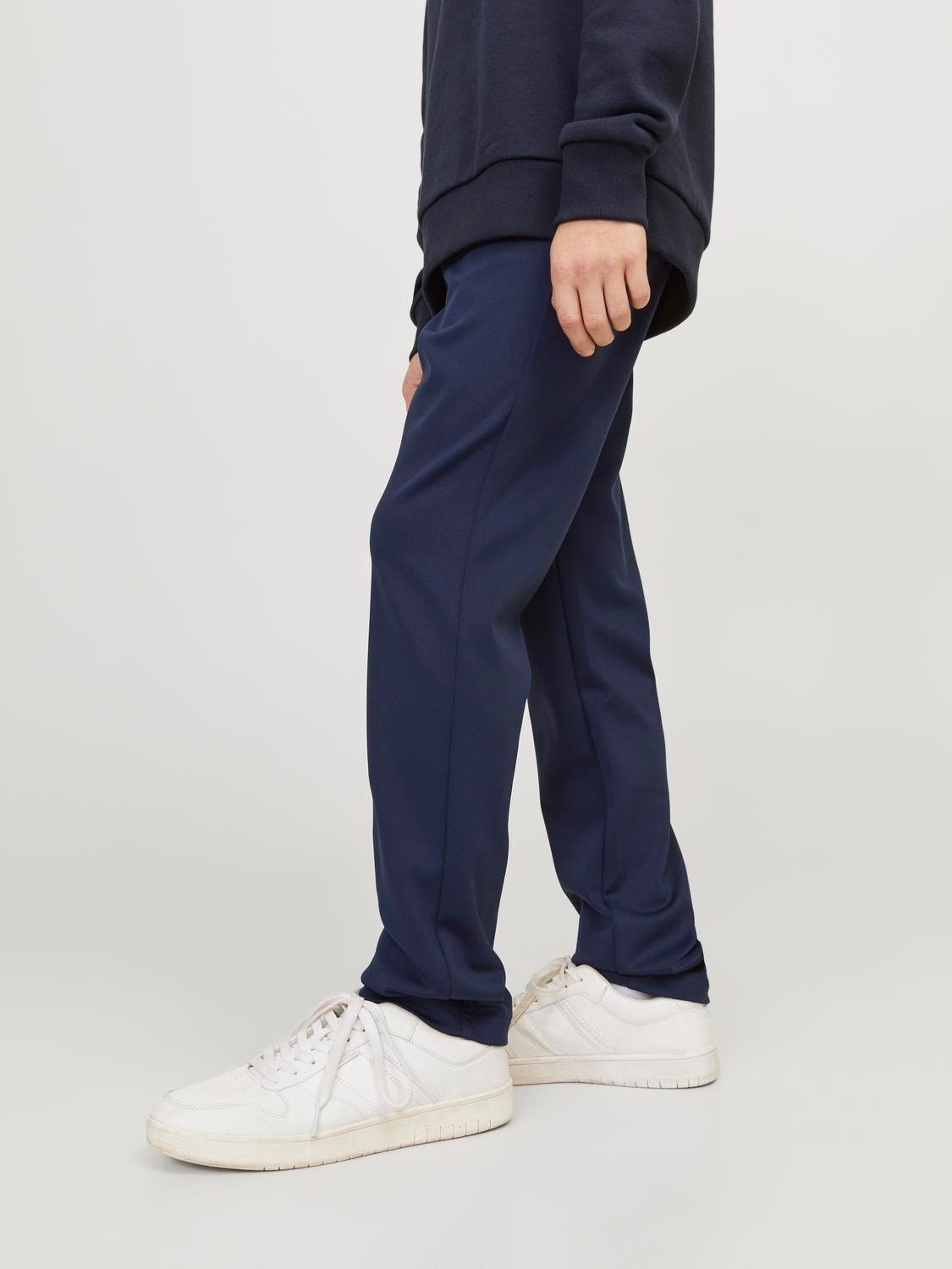 Pantalones clásicos Slim Fit Para chicos, Azul oscuro