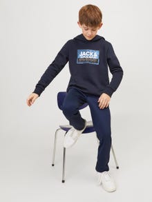Jack & Jones Calças clássicas Slim Fit Para meninos -Navy Blazer - 12250180