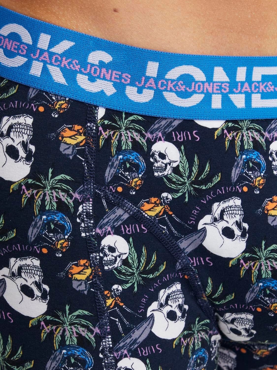 Jack & Jones 3-pak Trunks -Navy Blazer - 12250221