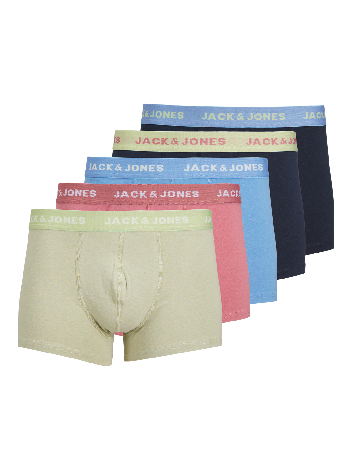 Jack & Jones 5-pack Trunks -Mesa Rose - 12250226