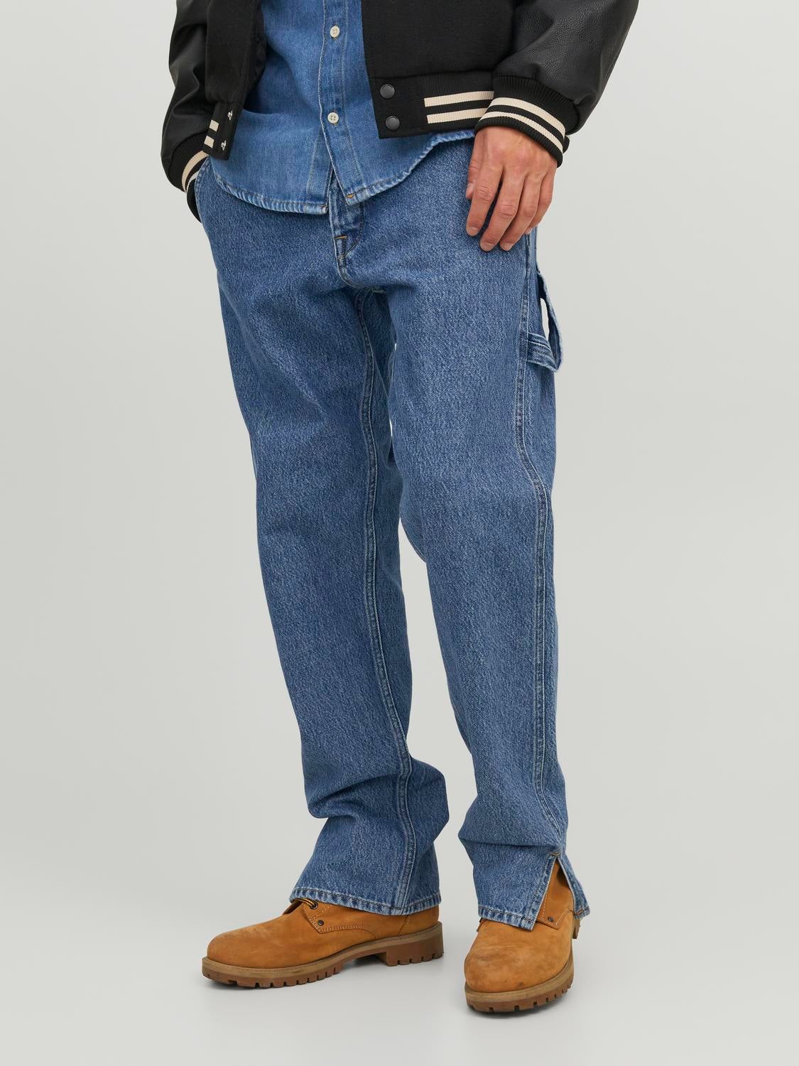 Jack & Jones JJICHRIS JJUTILITY SBD 301 W. SLIT Relaxed Fit Jeans - 12250270