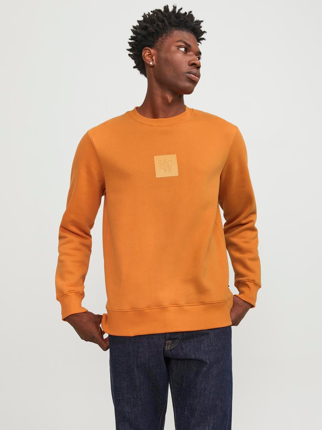 Plain hotsell orange sweatshirt