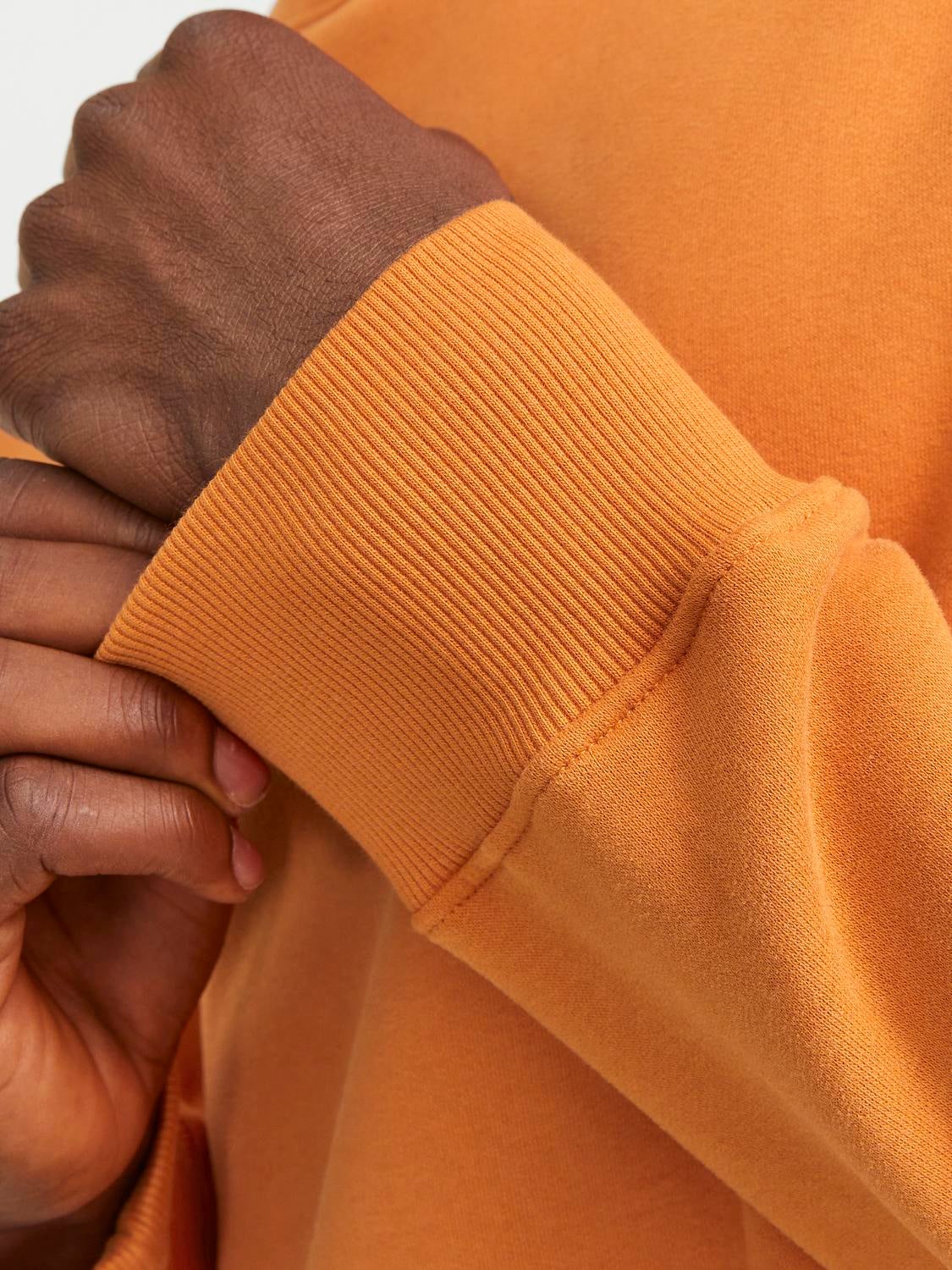 Plain orange online sweatshirt