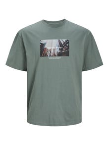 Jack & Jones T-shirt Imprimé Col rond -Laurel Wreath - 12250421