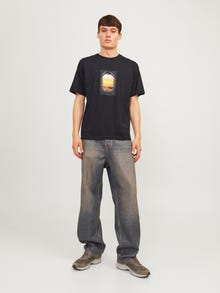 Jack & Jones Καλοκαιρινό μπλουζάκι -Black - 12250421