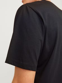 Jack & Jones Printet Crew neck T-shirt -Black - 12250421