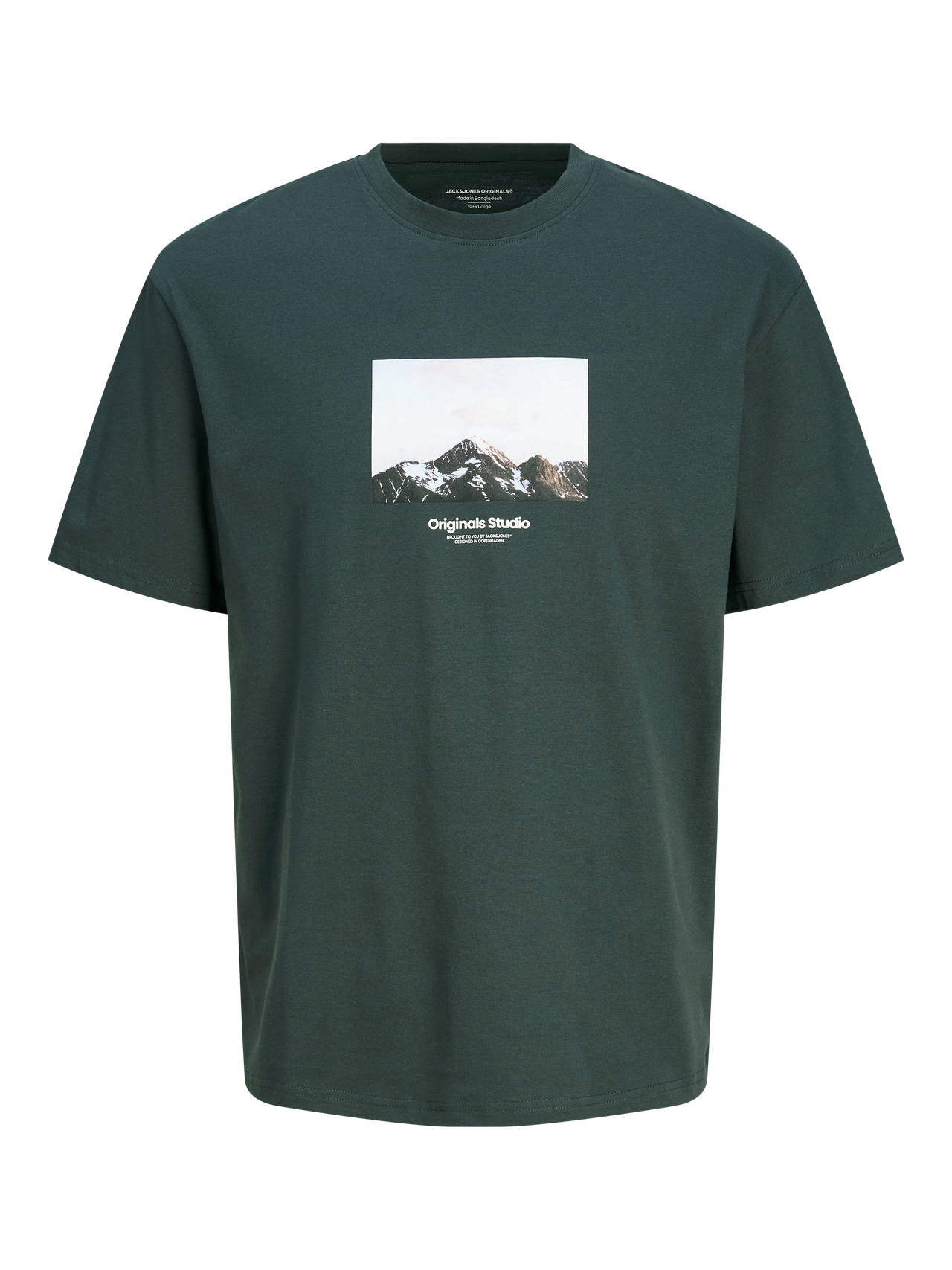 Jack & Jones Tryck Rundringning T-shirt -Forest River - 12250421