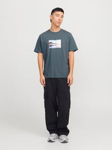 Jack & Jones Spausdintas raštas Marškinėliai -Stormy Weather - 12250421