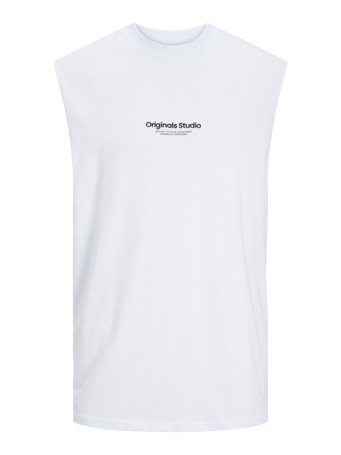Jack & Jones Camiseta de tirantes Estampado Cuello redondo -Bright White - 12250430
