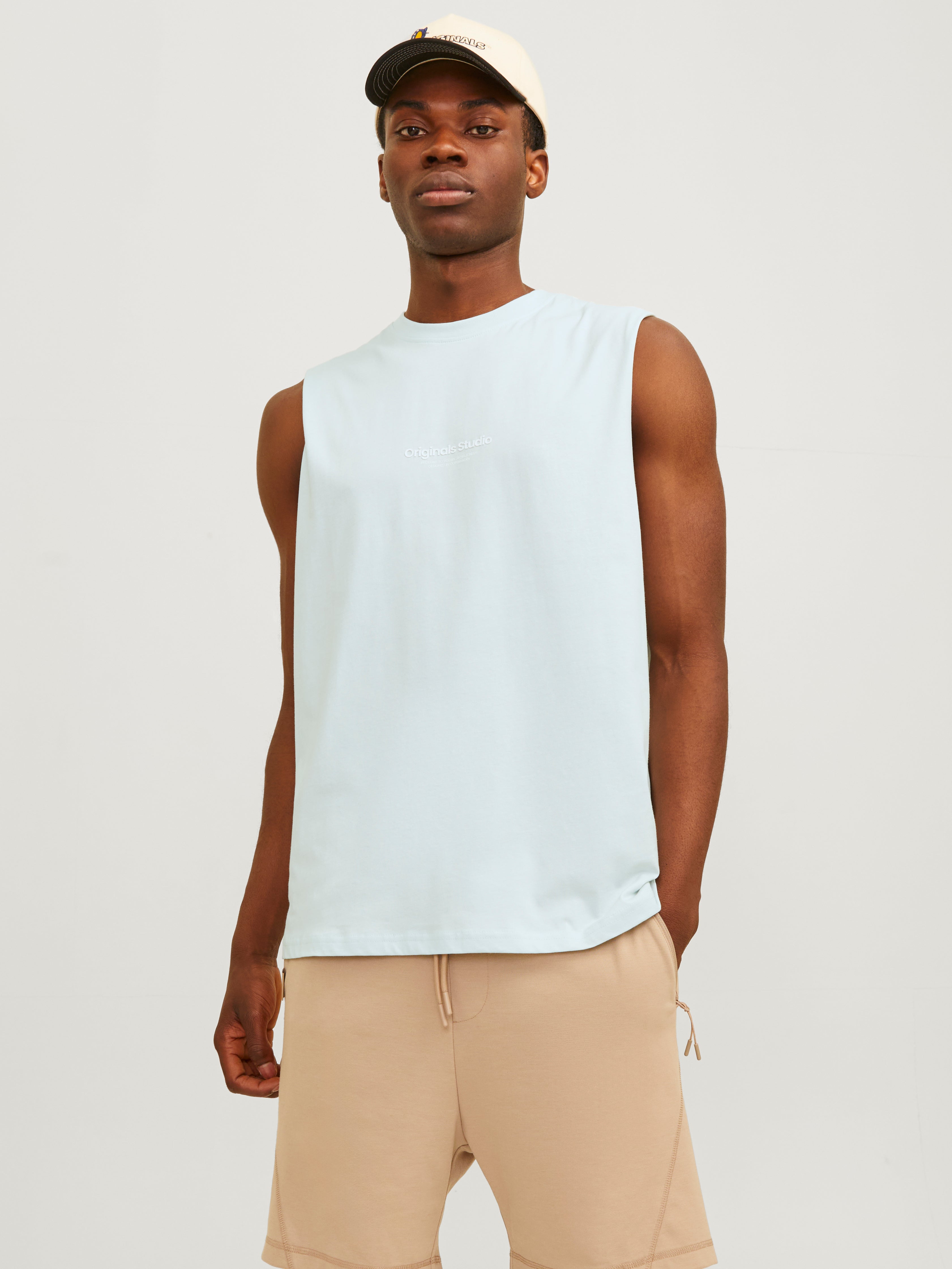 Jack & Jones Nyomott mintás Környak Ujjatlan trikó - 12250430