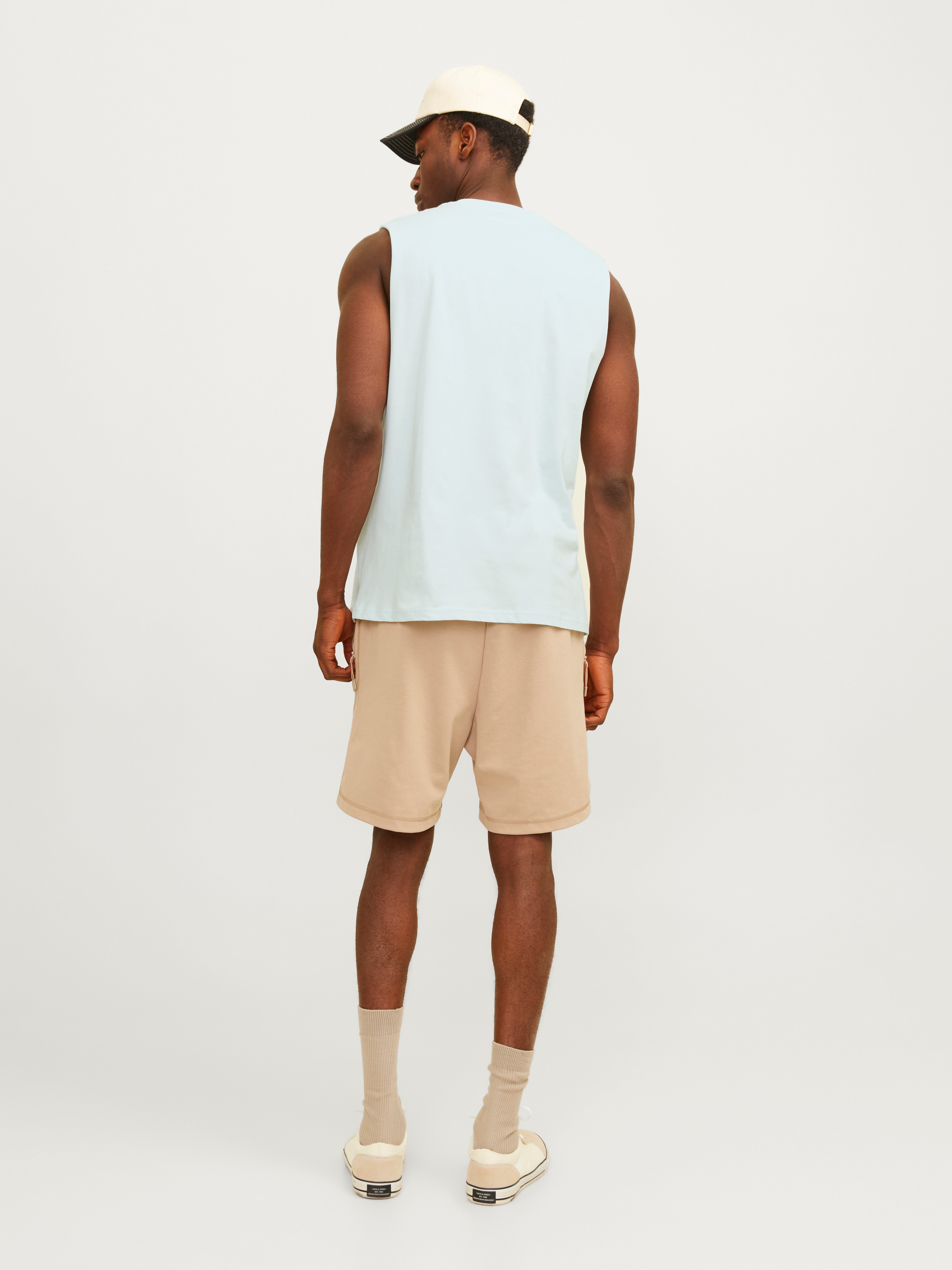 Jack & Jones Nyomott mintás Környak Ujjatlan trikó -Skylight - 12250430