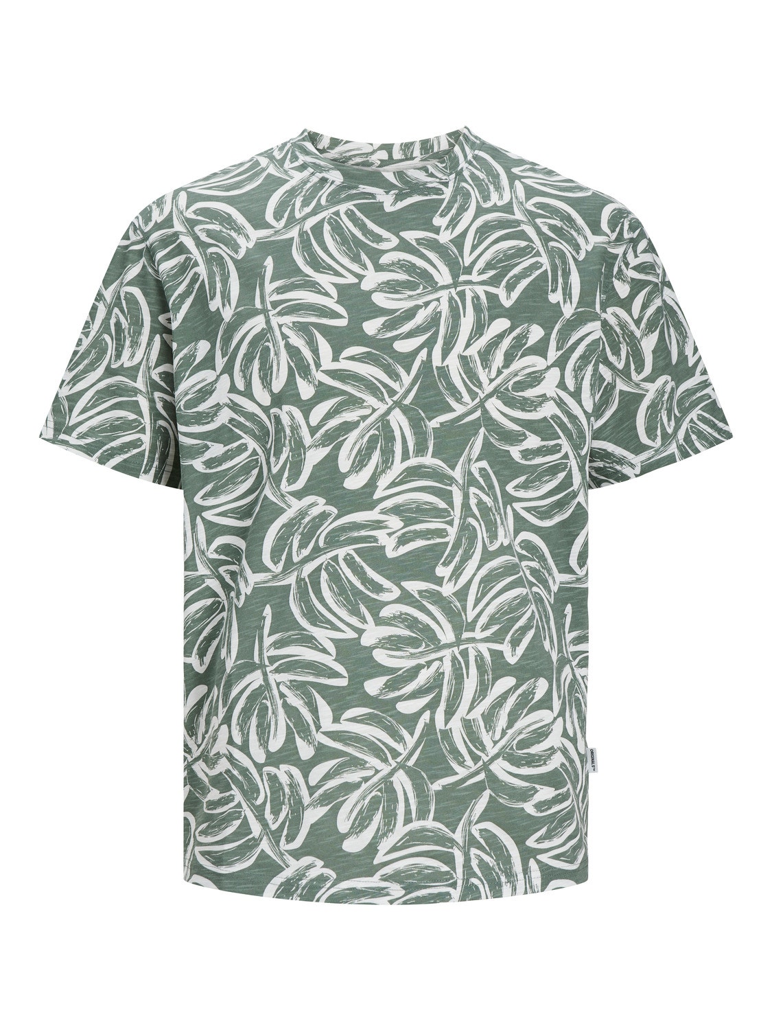 Jack & Jones All Over Print Crew neck T-shirt -Laurel Wreath - 12250434
