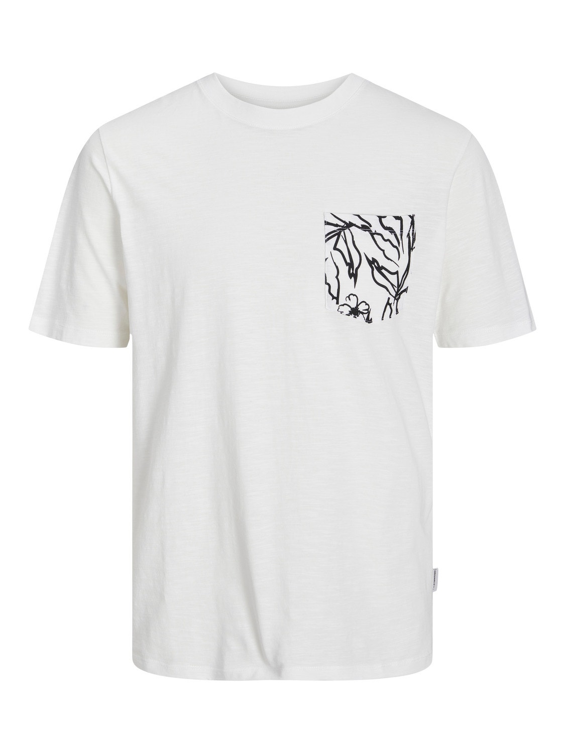 Jack & Jones Printed Crew neck T-shirt -Cloud Dancer - 12250435