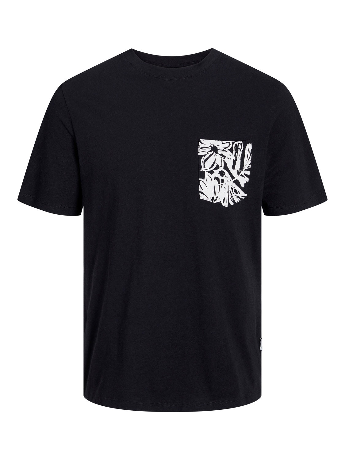 Jack & Jones Printet Crew neck T-shirt -Black - 12250435