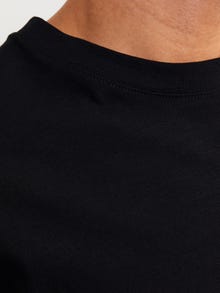 Jack & Jones Printed Crew neck T-shirt -Black - 12250435