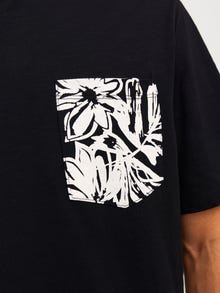 Jack & Jones Gedruckt Rundhals T-shirt -Black - 12250435