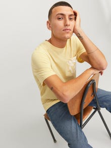 Jack & Jones T-shirt Stampato -Italian Straw - 12250435