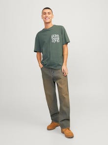 Jack & Jones Nyomott mintás Környak Trikó -Laurel Wreath - 12250435