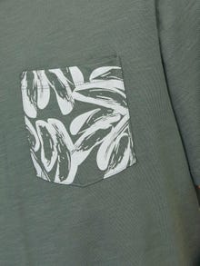 Jack & Jones Nyomott mintás Környak Trikó -Laurel Wreath - 12250435