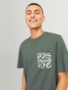 Jack & Jones Tryck Rundringning T-shirt -Laurel Wreath - 12250435