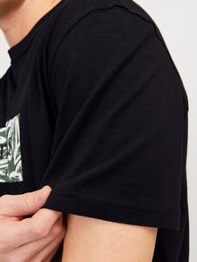 Jack & Jones Logo Crew neck T-shirt -Black - 12250436