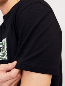 Jack & Jones Logotyp Rundringning T-shirt -Black - 12250436