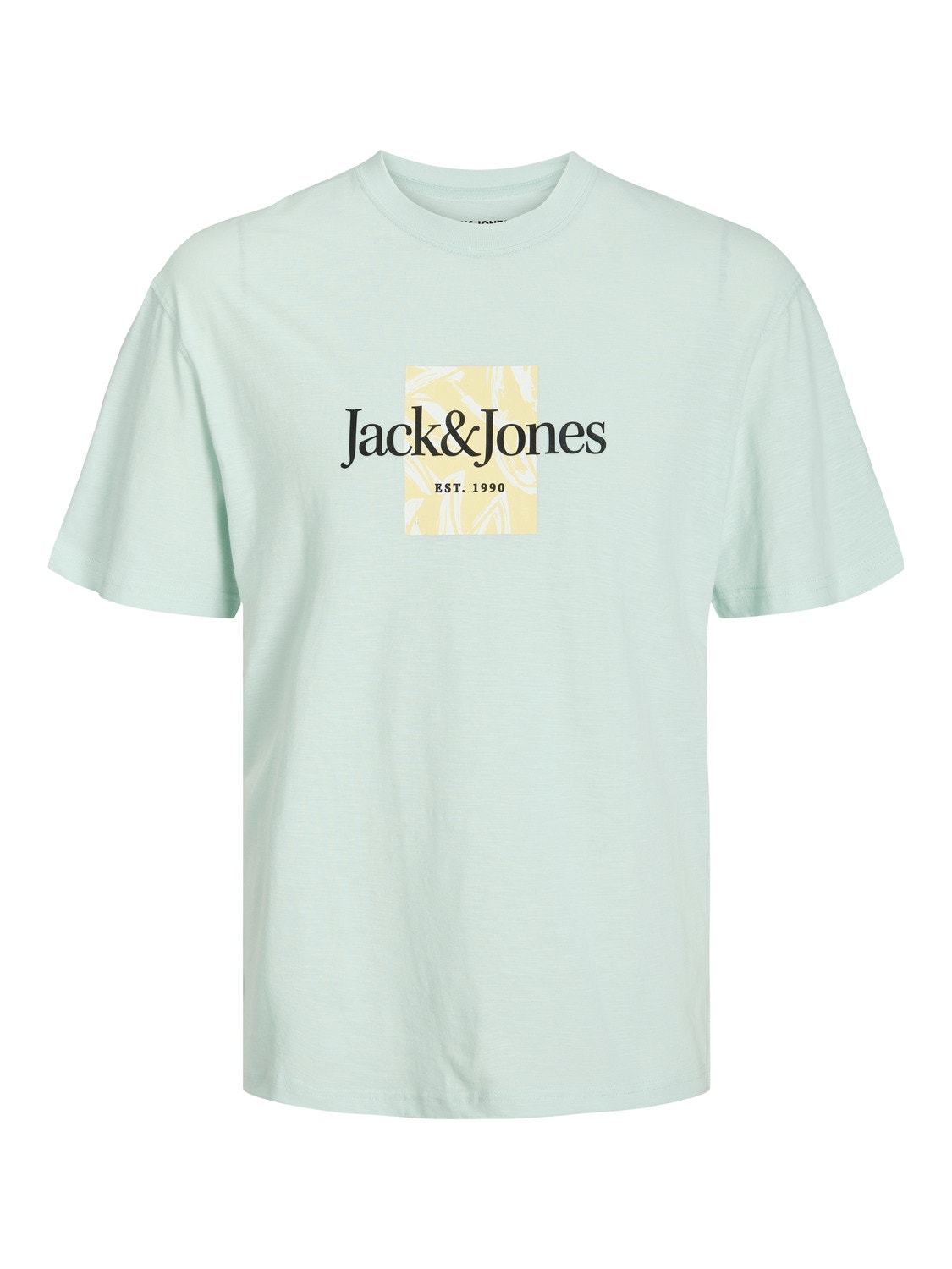 Jack & Jones Logo Ronde hals T-shirt -Skylight - 12250436