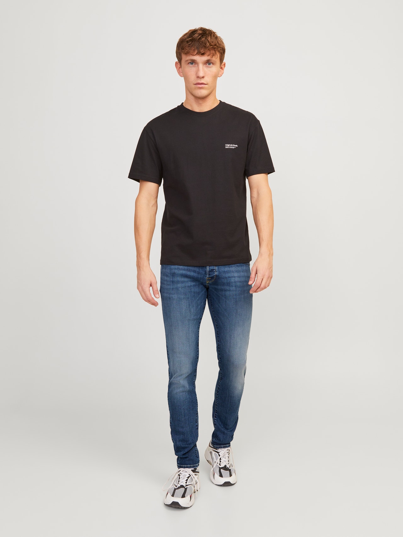 Jack & Jones JJIGLENN JJFOX AM 496 NOOS, Denim Blauw, 32W / 30L Jack & Jones JJIGLENN JJFOX AM 496 NOOS, Denim Blauw, 32W / 30L