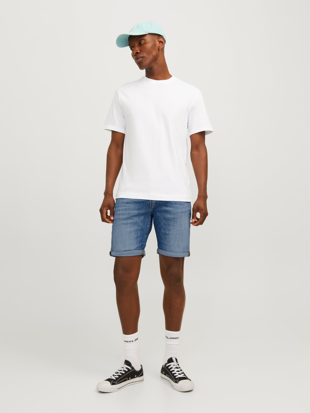 Jack & Jones Regular Fit Jeans-Shorts -Blue Denim - 12250488