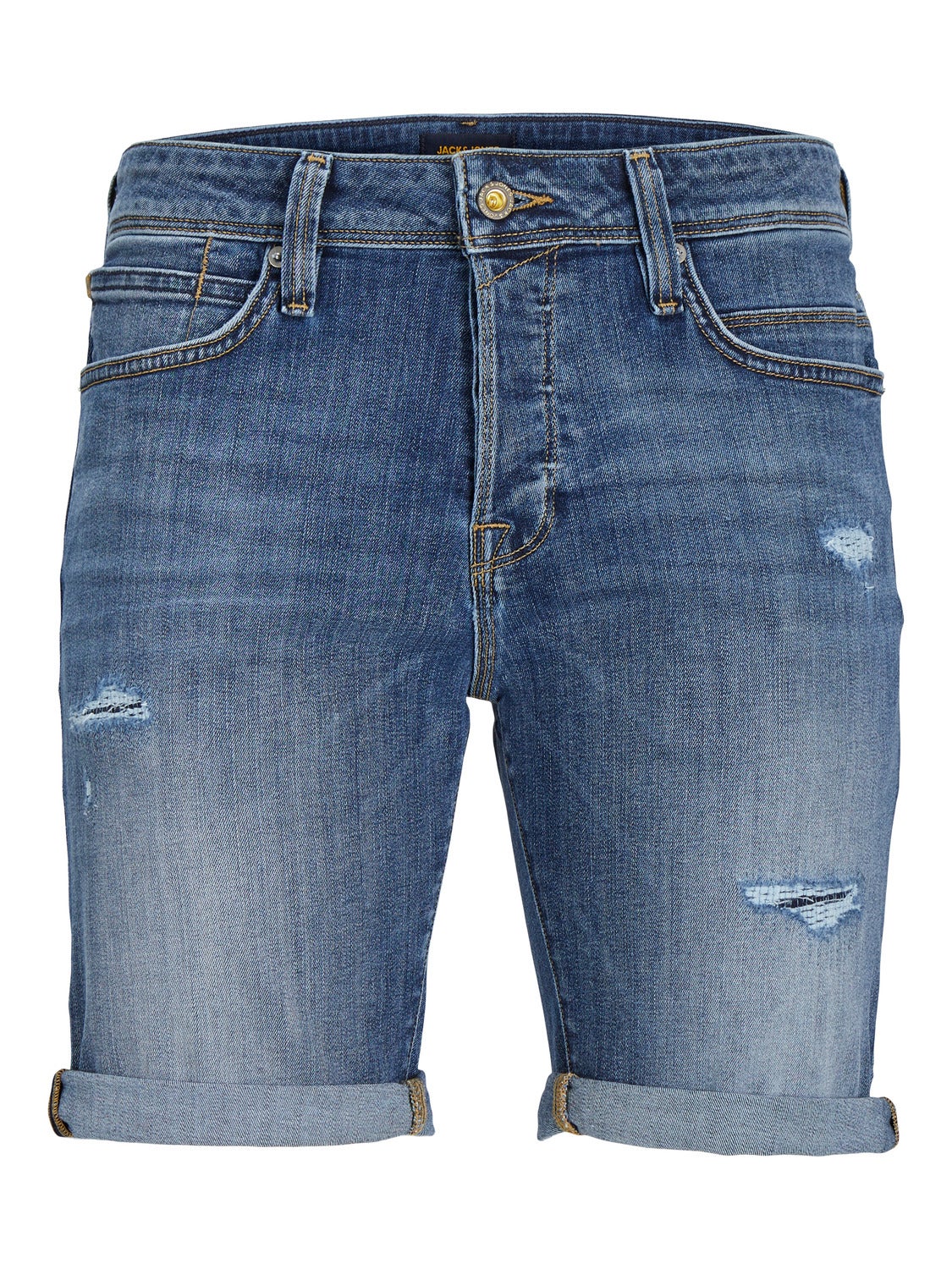 Jack & Jones BERMUDA VAQUERAS Regular Fit -Blue Denim - 12250490
