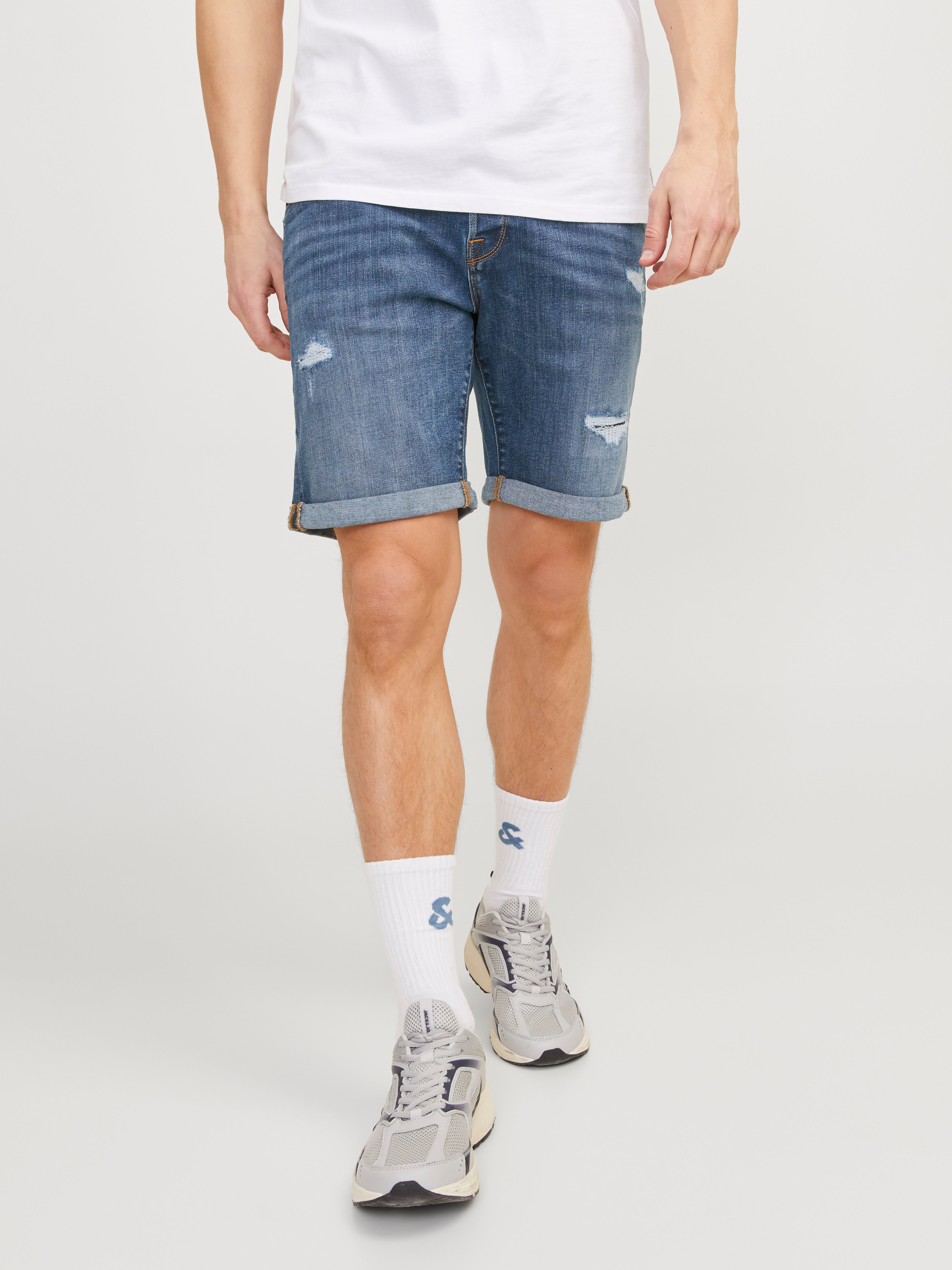 Jack & Jones BERMUDA VAQUERAS Regular Fit -Blue Denim - 12250490
