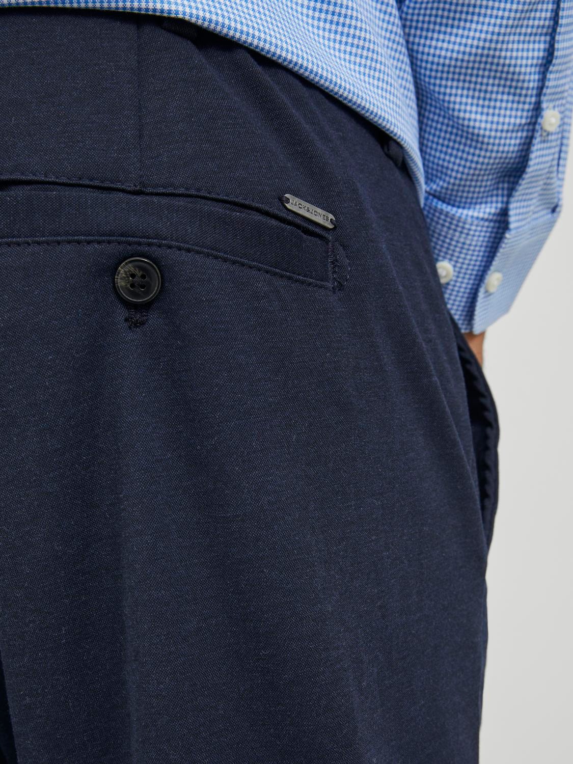 Jack & Jones Plus Size Slim Fit Chino kelnės -Navy Blazer - 12250503