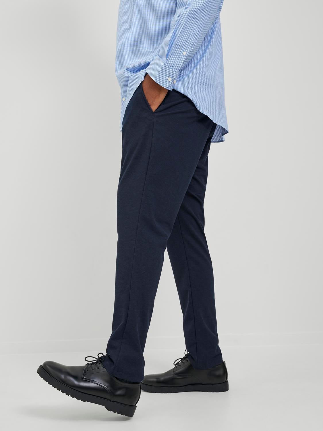 Jack & Jones Plus Size Calças Chino Slim Fit -Navy Blazer - 12250503