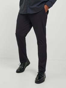 Jack & Jones Παντελόνι Slim Fit Chinos Μεγάλο μέγεθος -Black - 12250503