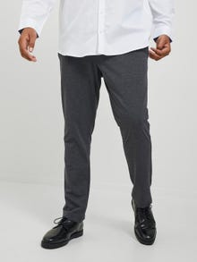 Jack & Jones Plus Size Slim Fit Chino kelnės -Dark Grey Melange - 12250503