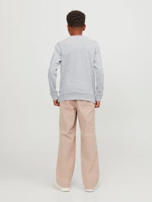 Jack & Jones Sweatshirt Liso Junior -Light Grey Melange - 12250530