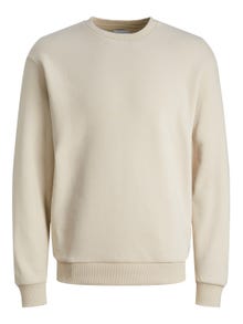 Jack & Jones Effen Sweatshirt met ronde hals Voor jongens -Moonbeam - 12250530