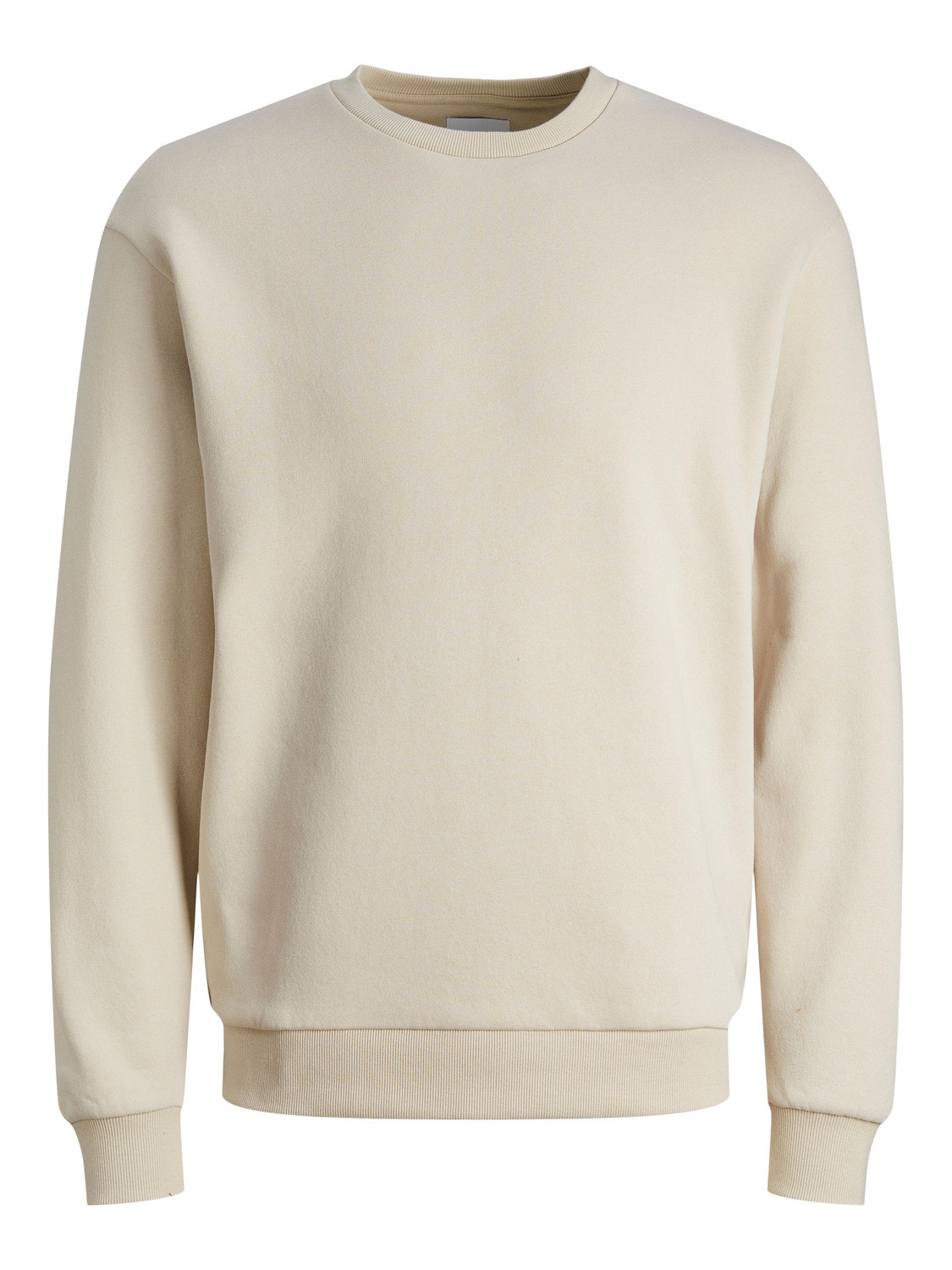Jack & Jones Plain Crew neck Sweatshirt For boys -Moonbeam - 12250530