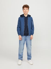 Jack & Jones Vienspalvis Džemperis Jaunimui -Navy Blazer - 12250531