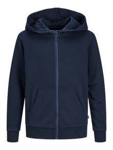 Jack & Jones Effen Hoodie met rits Junior -Navy Blazer - 12250532