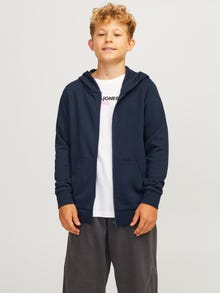 Jack & Jones Effen Hoodie met rits Junior -Navy Blazer - 12250532