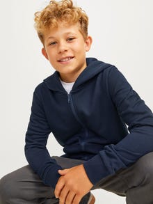 Jack & Jones Effen Hoodie met rits Junior -Navy Blazer - 12250532