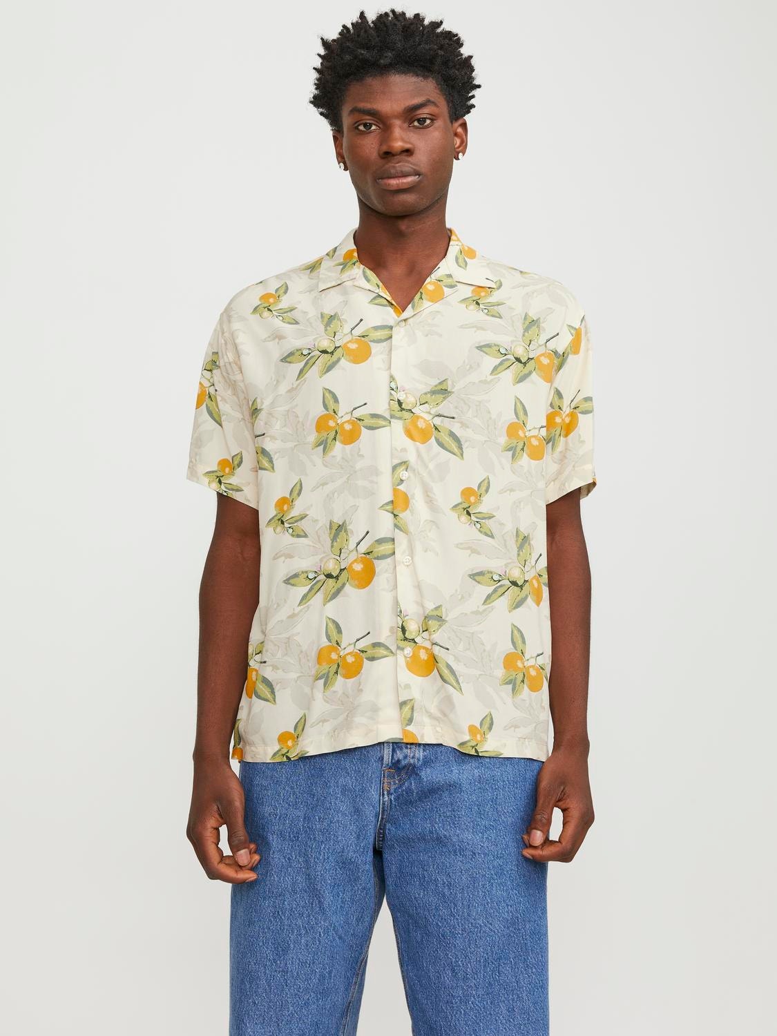 Jack & Jones Camicia Relaxed Fit -Buttercream - 12250537