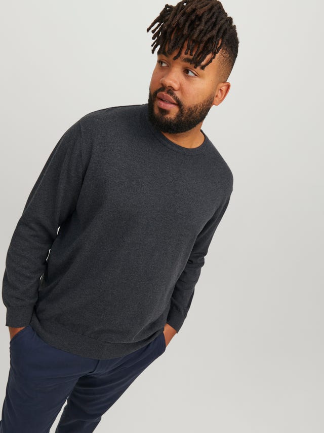 JACK & JONES PLUS Cardigan Homme - Gilet Tricot Confortable Et Polyvalent