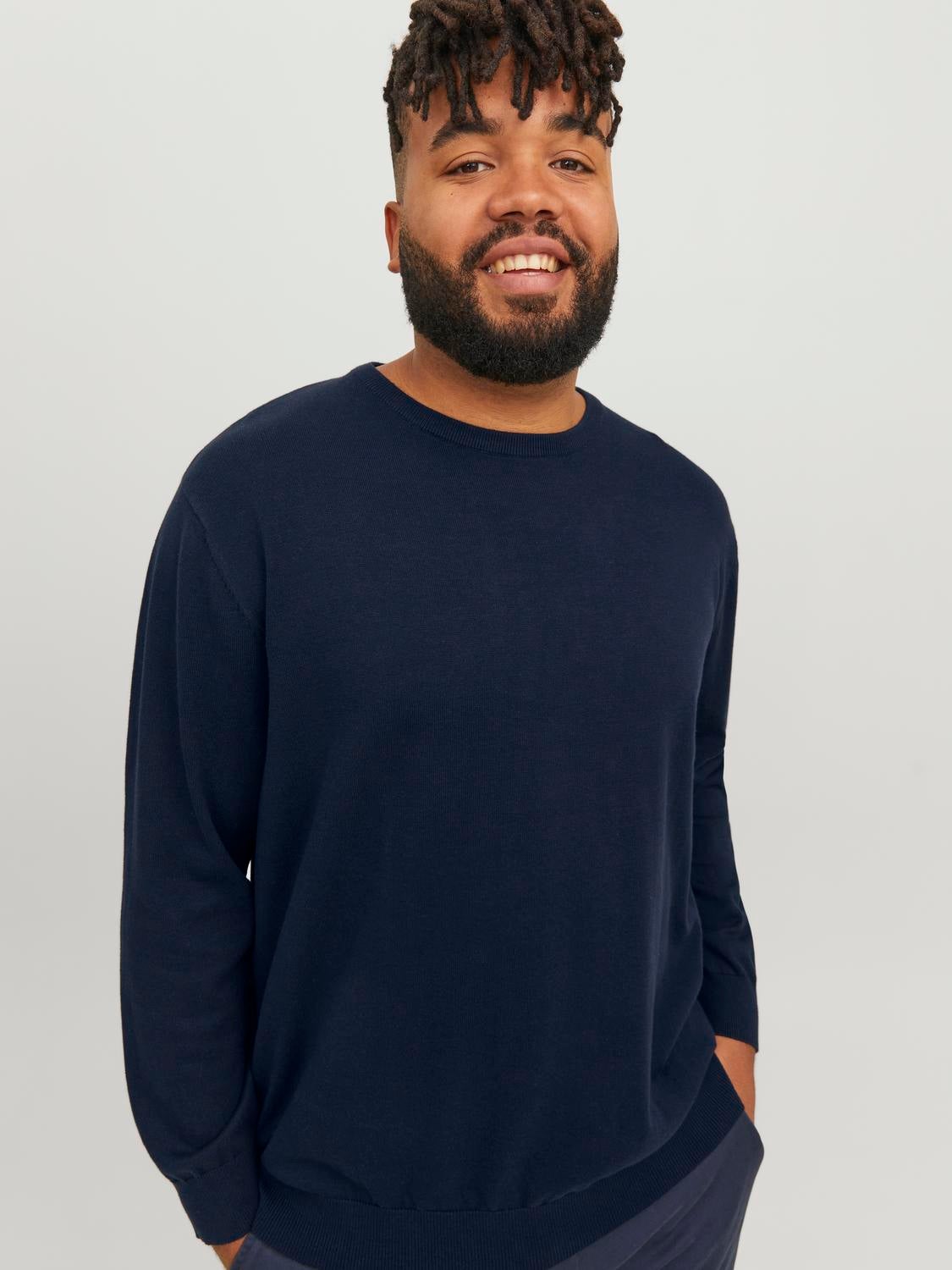 Plus Size Crew Neck Jumper